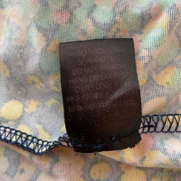 Bebop Wrap Look Dress In A Vibrant Print Sleeveless Size L - Picture 16 of 16